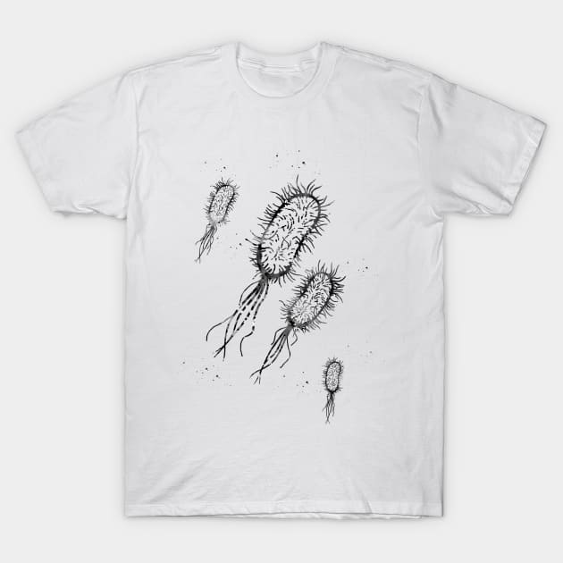 Escherichia coli T-Shirt by erzebeth